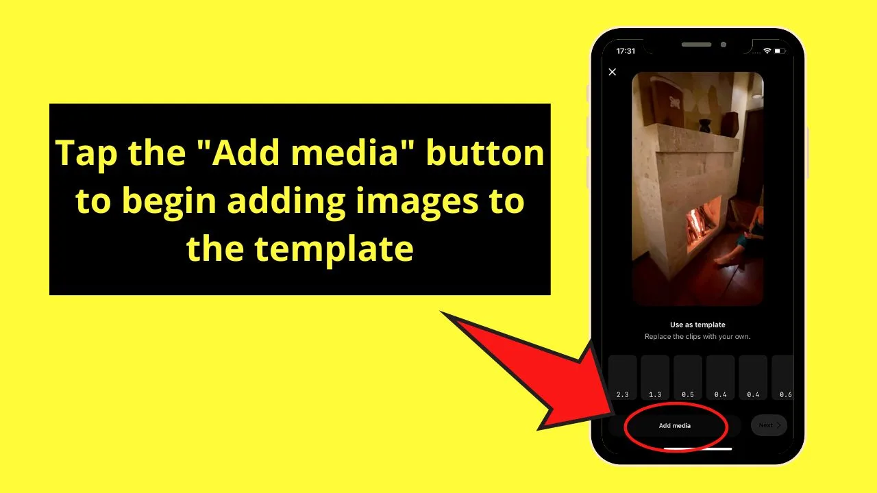 How to Make a Recap Video on Instagram Using a Reel as a Template Step 7