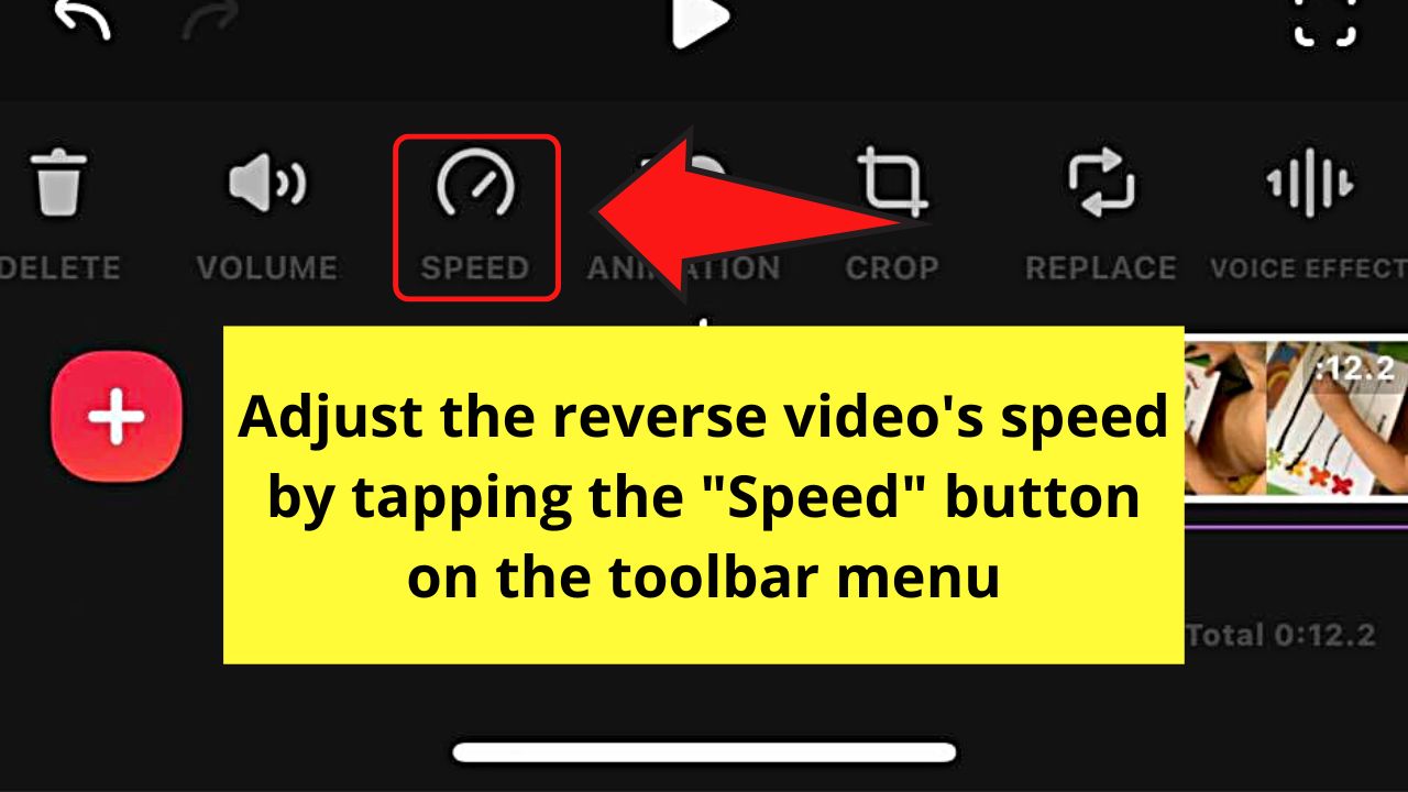 How to Reverse Video on the iPhone by Using Inshot Step 8.2