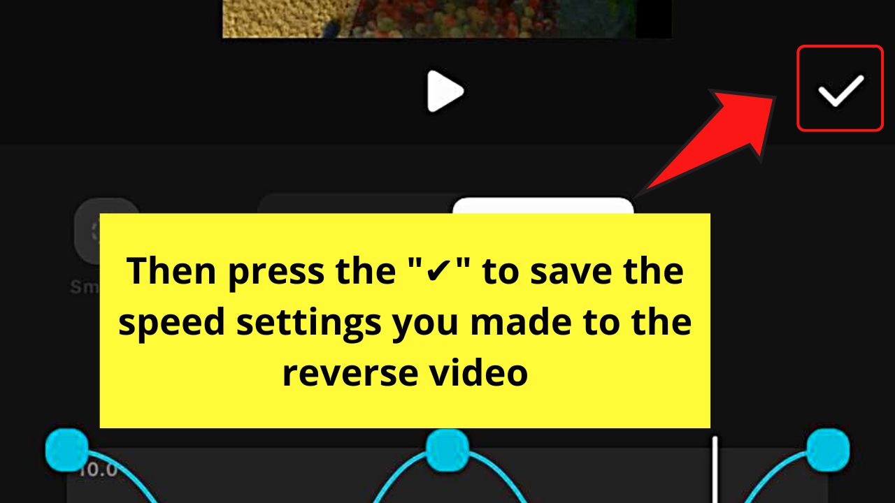 How to Reverse Video on the iPhone by Using Inshot Step 8.4