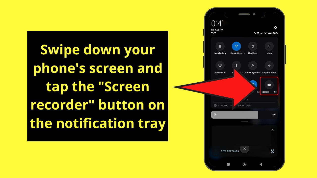 How to Save a Voice Message on Instagram Using the Screen Recorder App (Android) Step 5