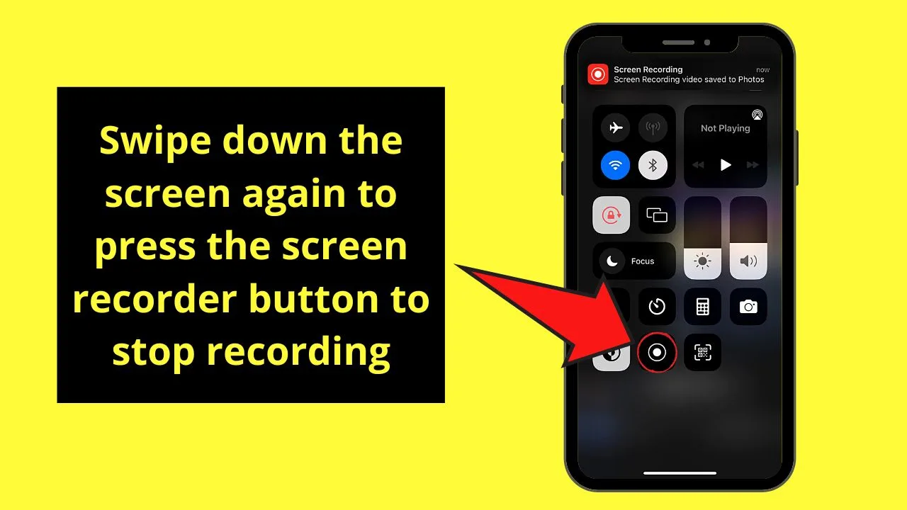 How to Save a Voice Message on Instagram Using the Screen Recorder App (iOS) Step 6