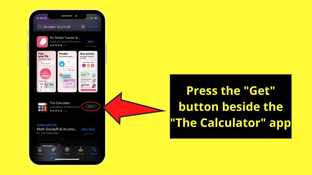 How to See Calculator History on the iPhone by Downloading a Third-Party App Step 3