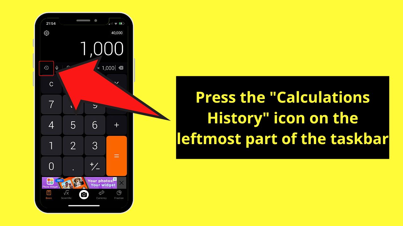 How to See Calculator History on the iPhone by Downloading a Third-Party App Step 7.1