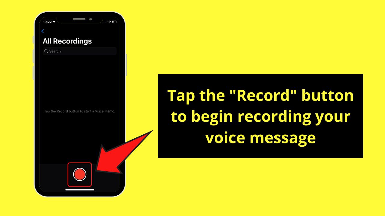 How to Send Voice Message on iPhone to Android Step 2.1