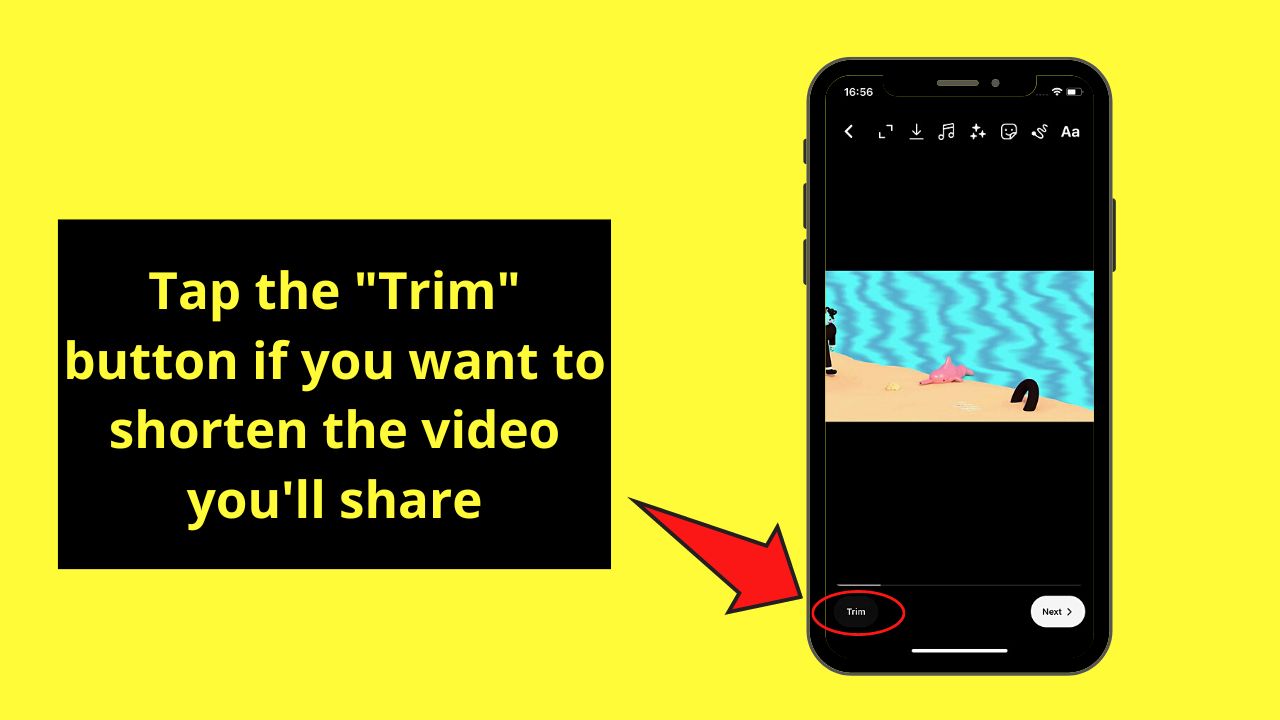 How to Share a Vimeo Video on Instagram (iOS) Step 11.2