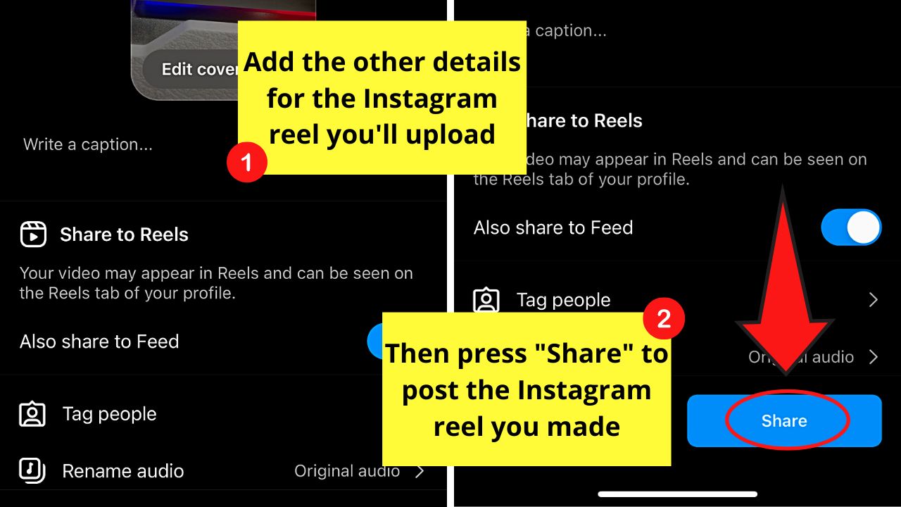 How to Speed Up a Video on Instagram Reels Step 9