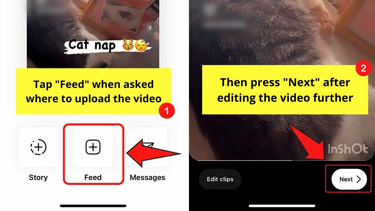 How to Speed Up an Existing Video on Instagram Reels Step 14