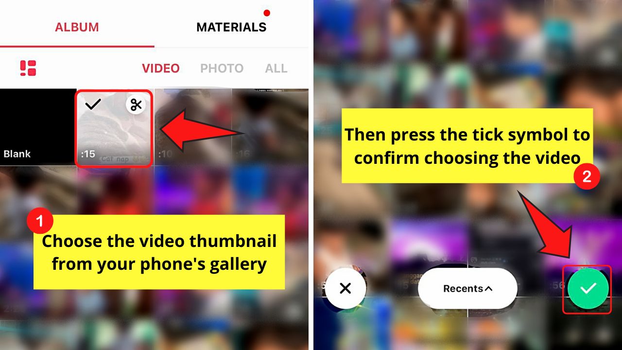 How to Speed Up an Existing Video on Instagram Reels Step 7