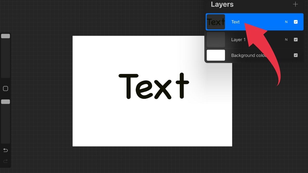 How to Use Alpha Lock on Text in Procreate Step 4