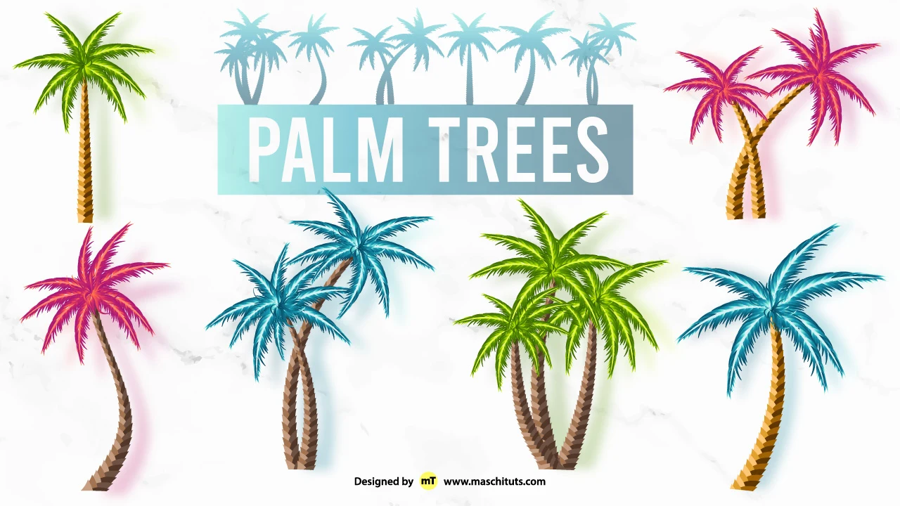 Palm-Tree-Vector-Pack