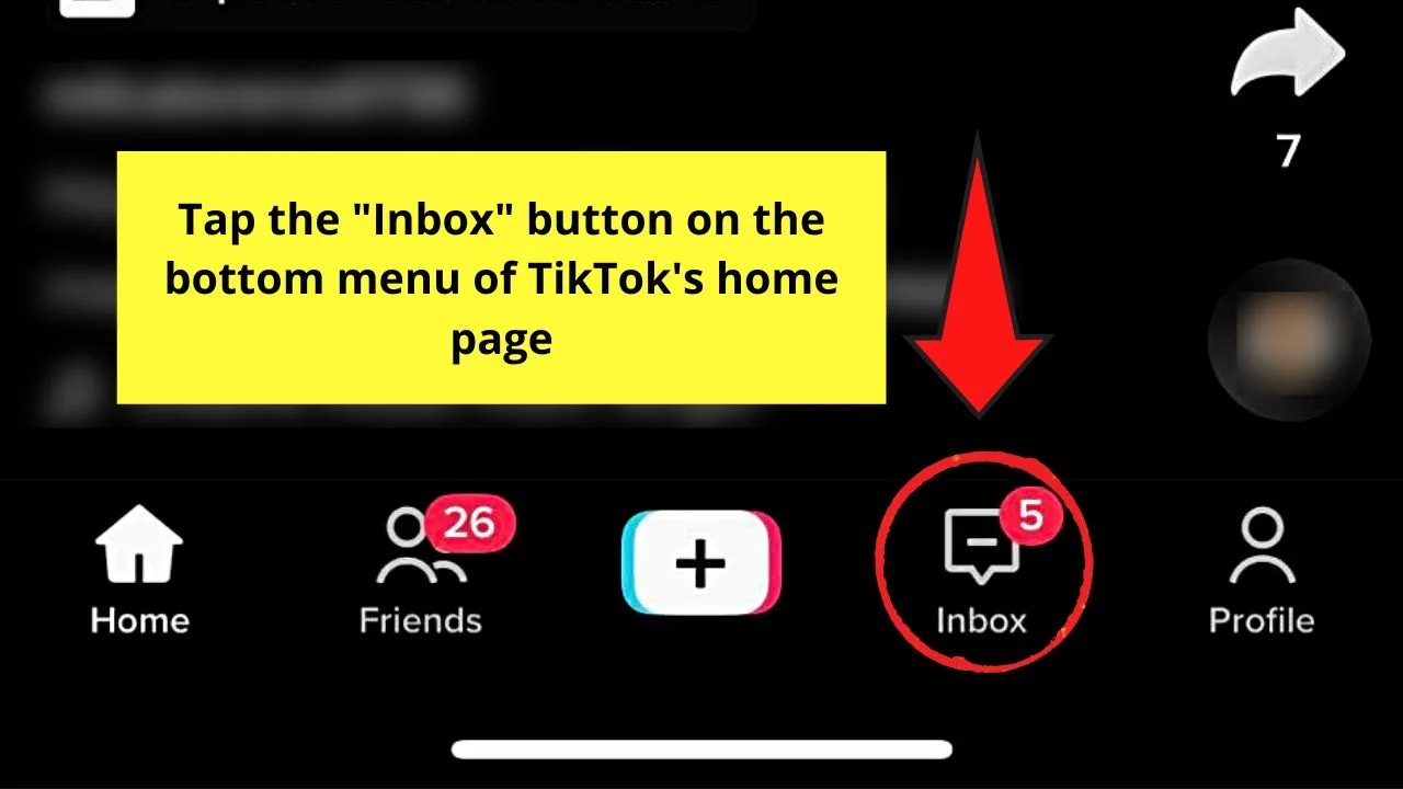 Creating a Group Chat on TikTok from an Existing Chat Room Step 1