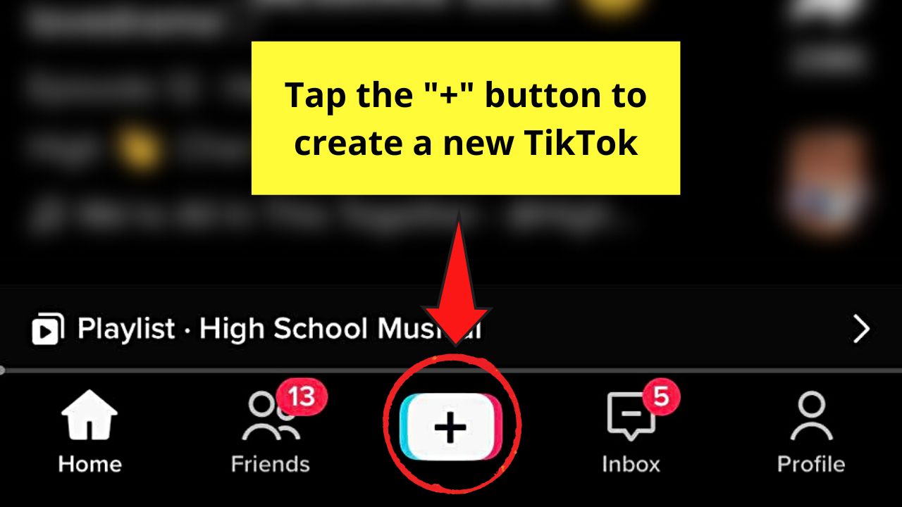 Editing Multiple Photos on TikTok iPhone Step 1