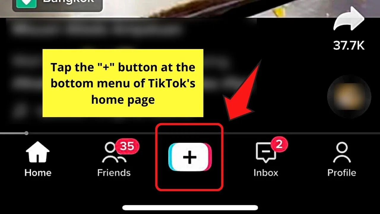 How to Allow Camera Access on TikTok iPhone Within the TikTok App Step 2