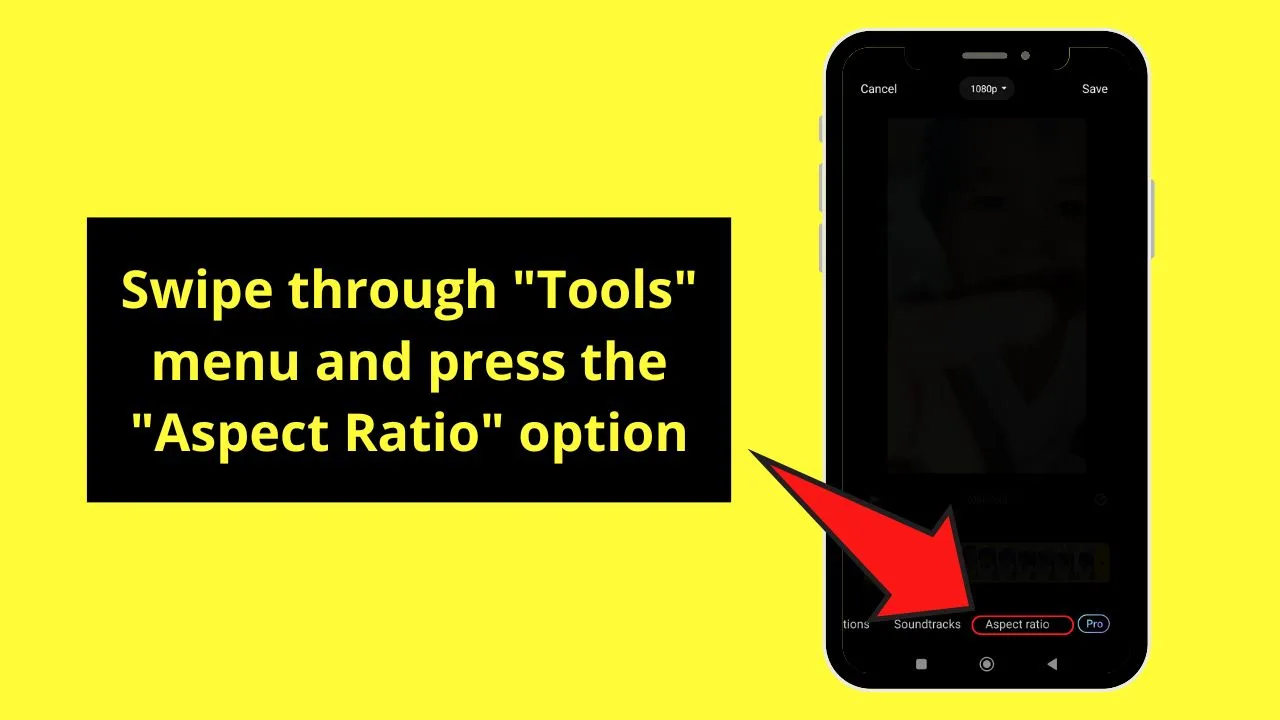 How to Crop a Video on Tiktok Using Built-in Editor on your Phone (Android) Step 4