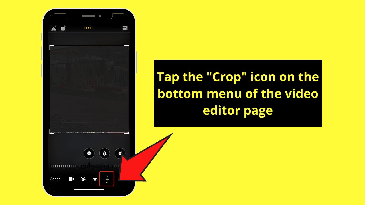 How to Crop a Video on Tiktok Using Built-in Editor on your Phone (iOS) Step 4