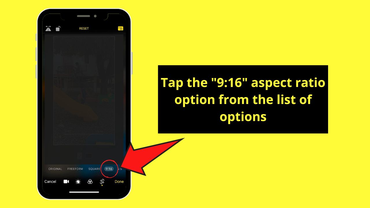 How to Crop a Video on Tiktok Using Built-in Editor on your Phone (iOS) Step 6