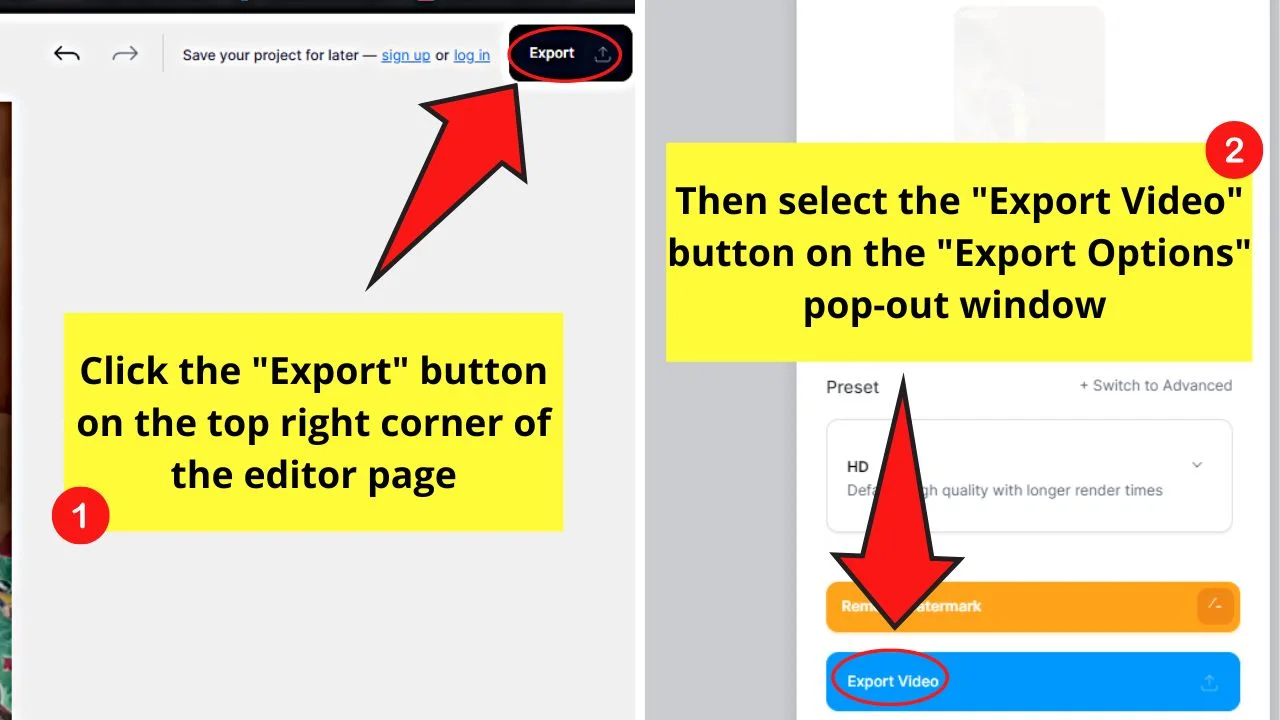 How to Crop a Video on Tiktok Using Editing Websites (VEED) Step 7