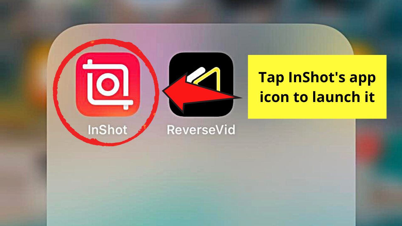 How to Crop a Video on Tiktok Using InShot Step 1