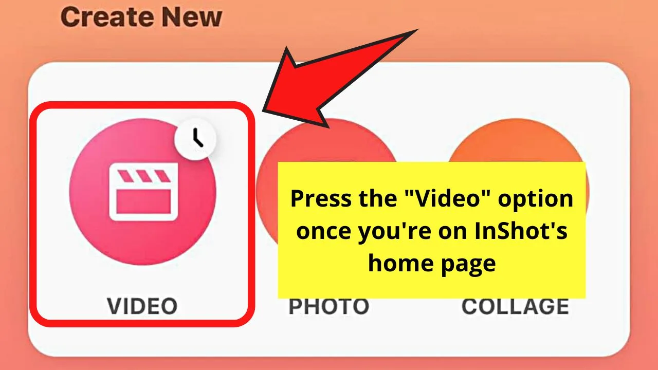 How to Crop a Video on Tiktok Using InShot Step 2