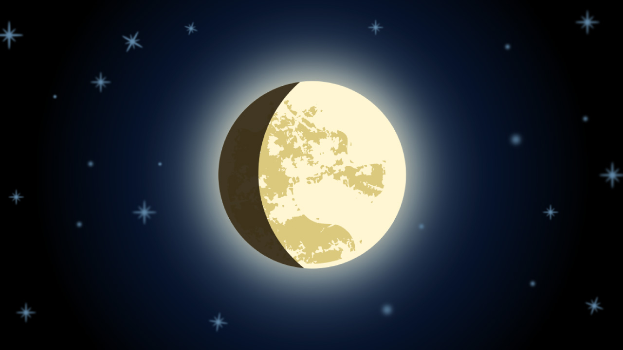 How to Draw a Moon in Illustrator The Result