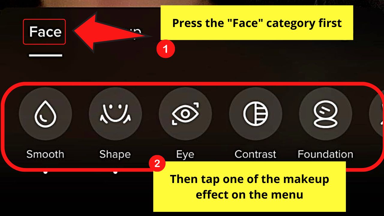How to Edit Single Photos With Faces on TikTok iPhone Step 4.1
