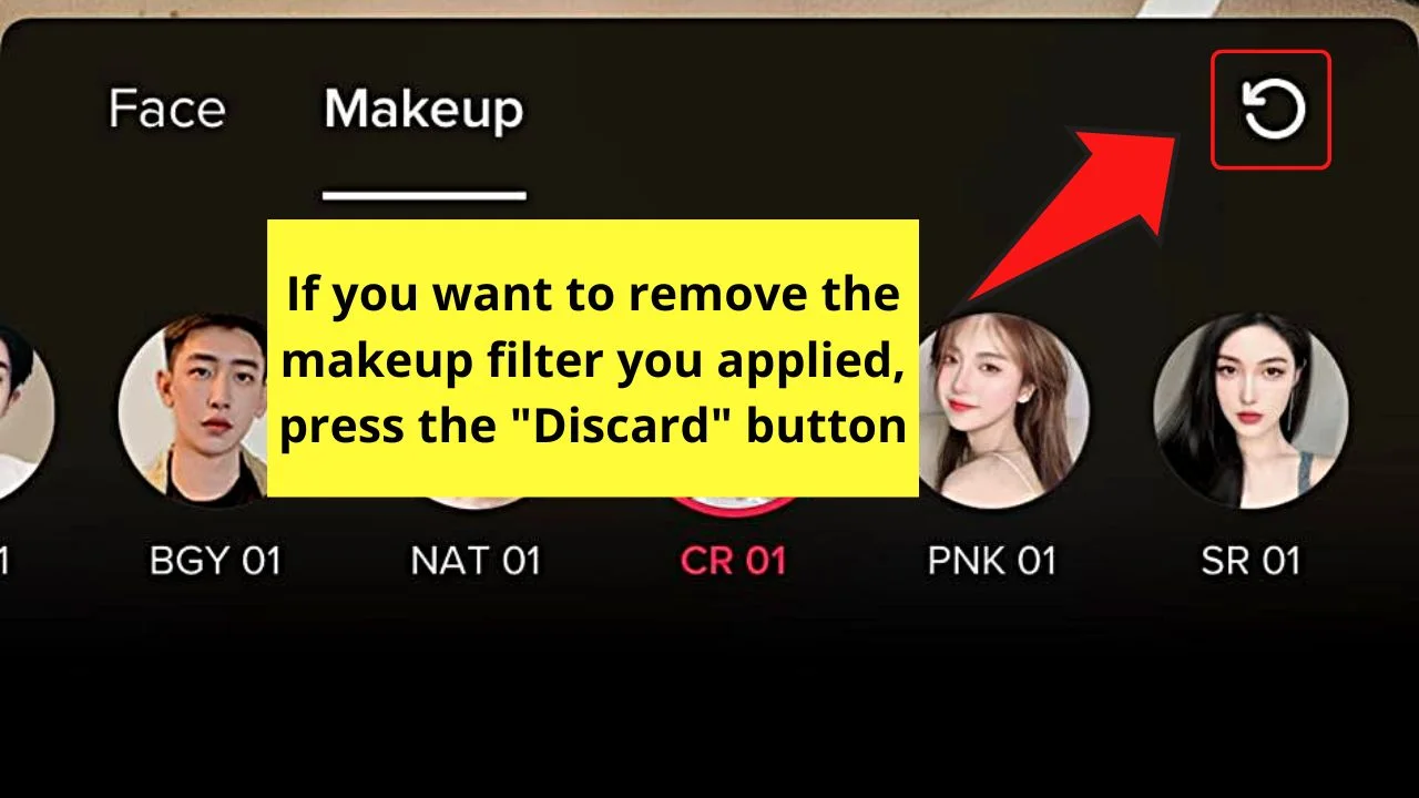 How to Edit Single Photos With Faces on TikTok iPhone Step 5