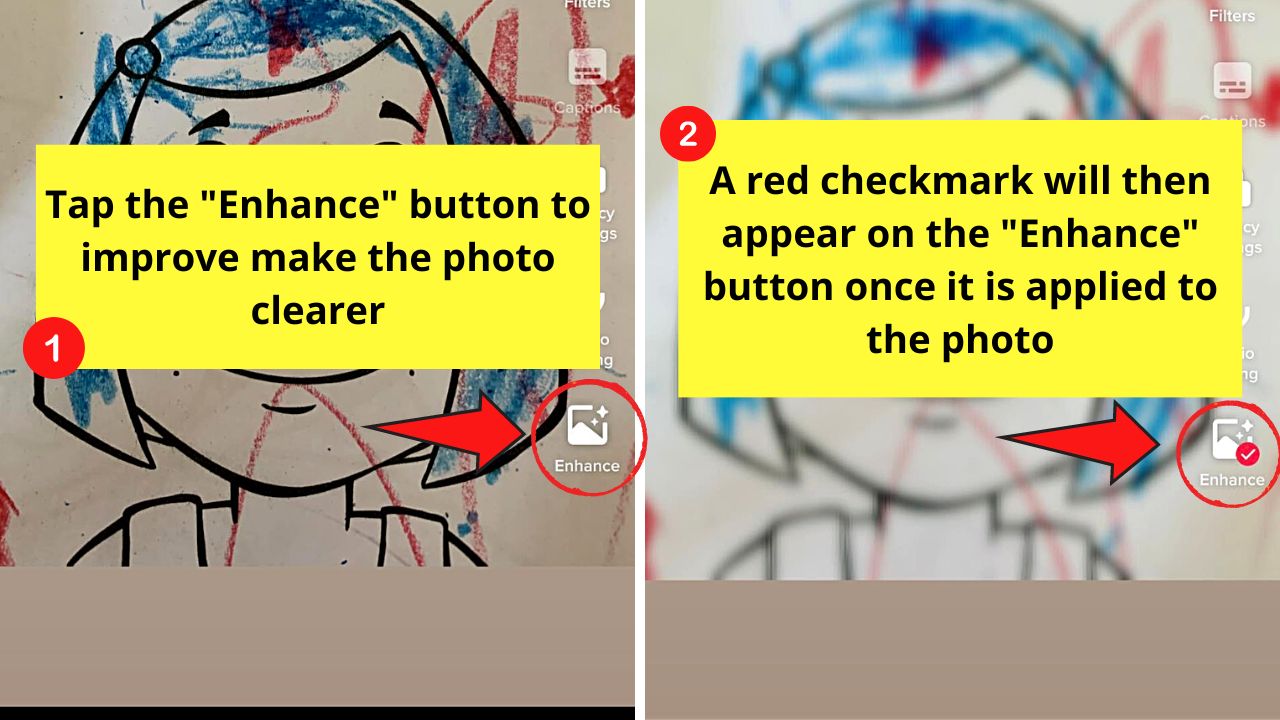 How to Edit Single Photos Without Faces on TikTok iPhone Step 10