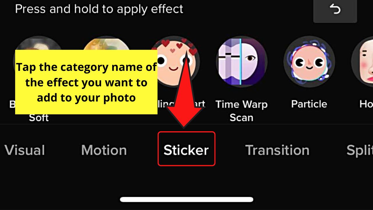 How to Edit Single Photos Without Faces on TikTok iPhone Step 6.2