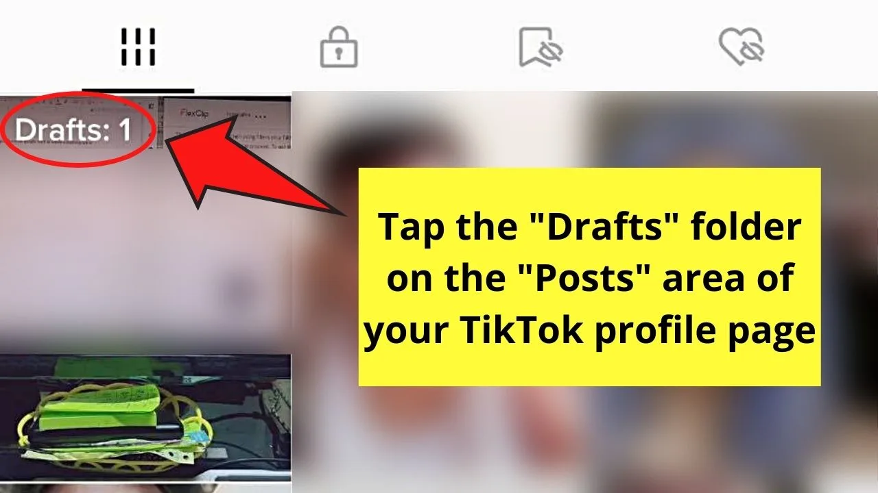 How to Remove a Tiktok Filter in a Drafted Video Step 3