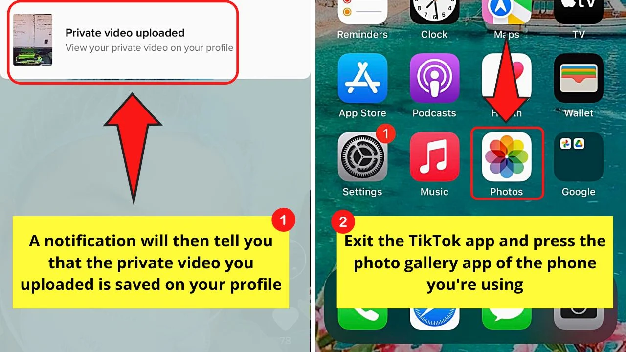How to Save a Tiktok Draft to the Camera Roll Step 10