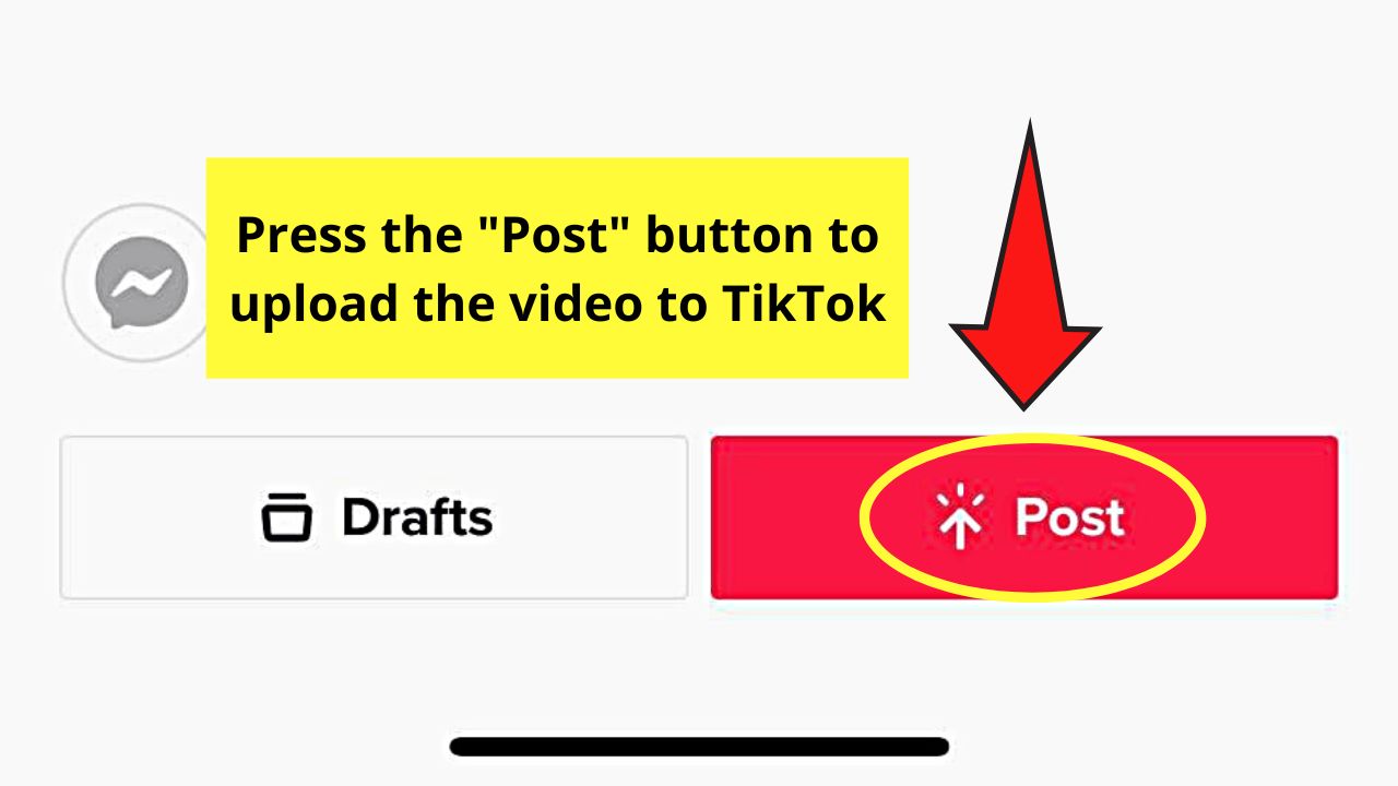 How to Save a Tiktok Draft to the Camera Roll Step 9.1