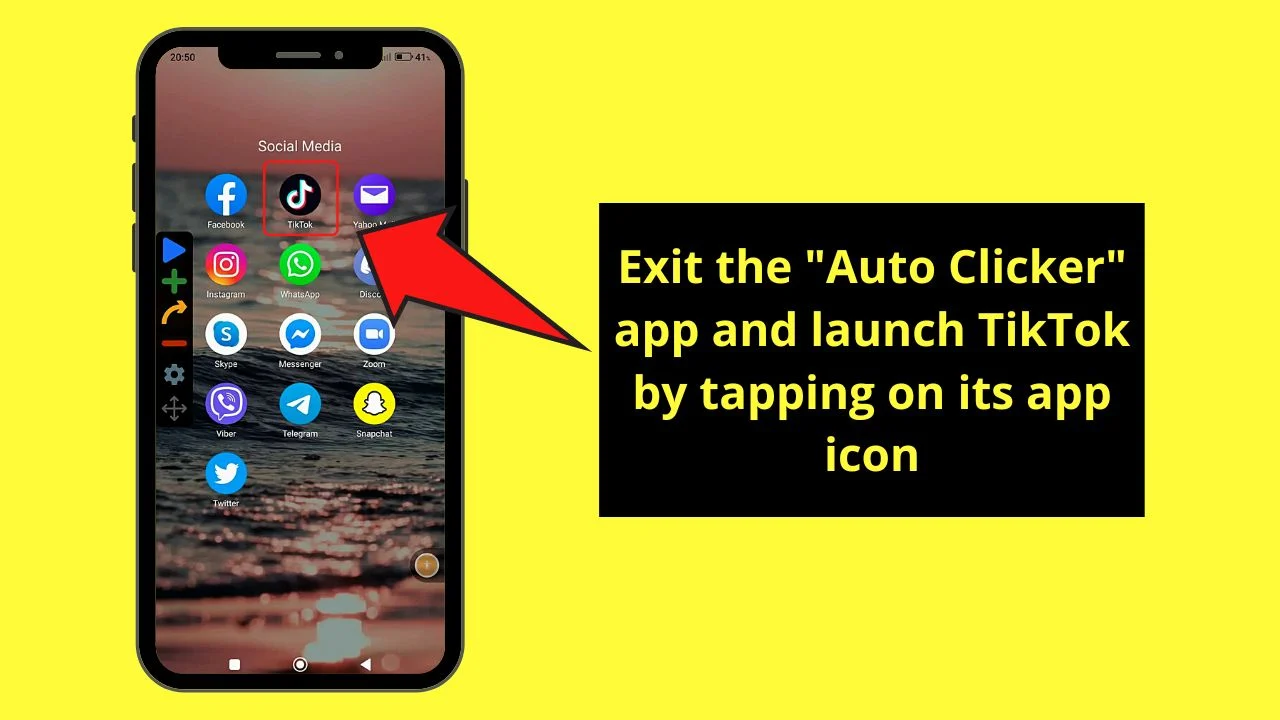 How to Unfollow Everyone on Tiktok by Installing Auto Clicker on Mobile Device Step 3