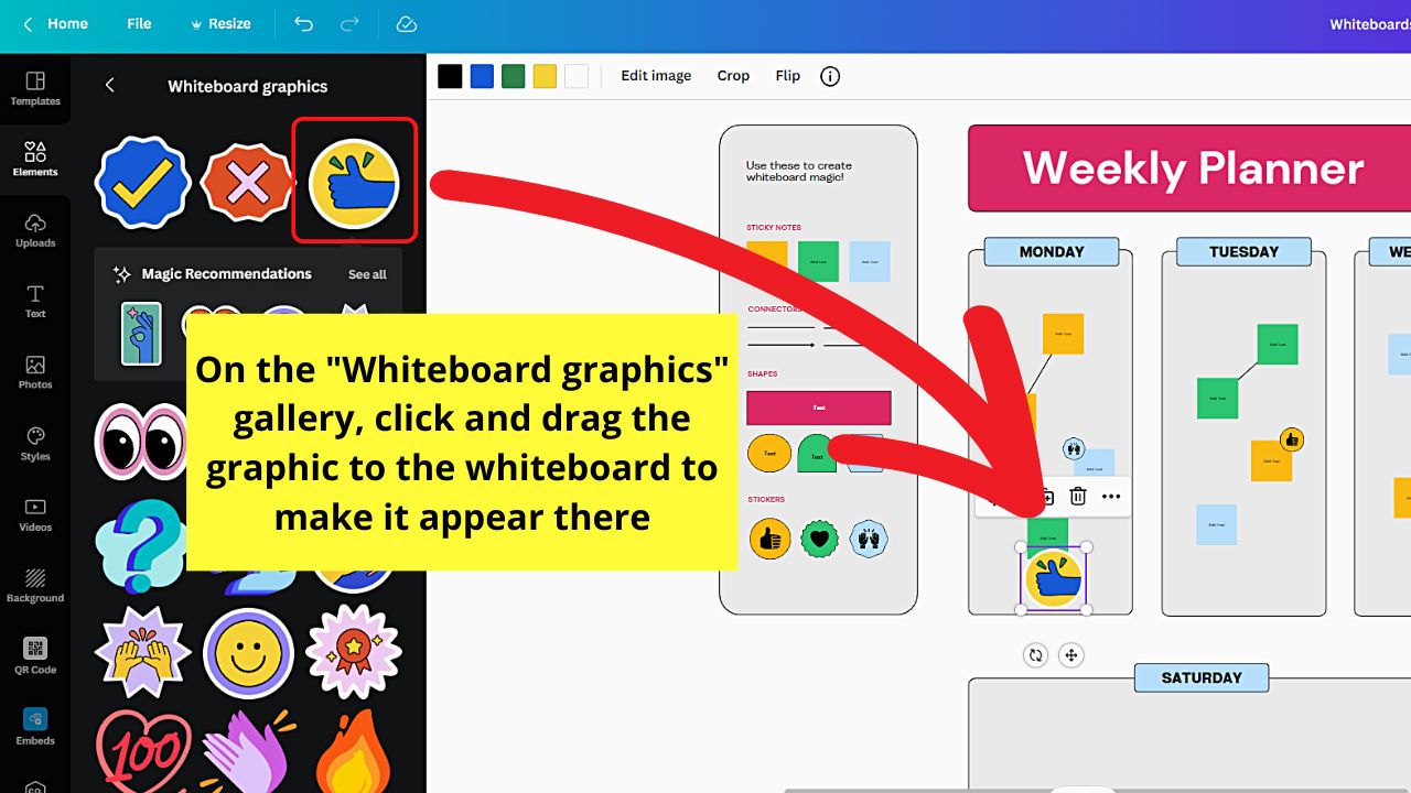 How to Use Canva Whiteboard Step 12.2