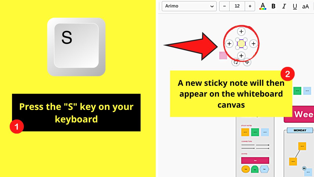 How to Use Canva Whiteboard Step 7.2