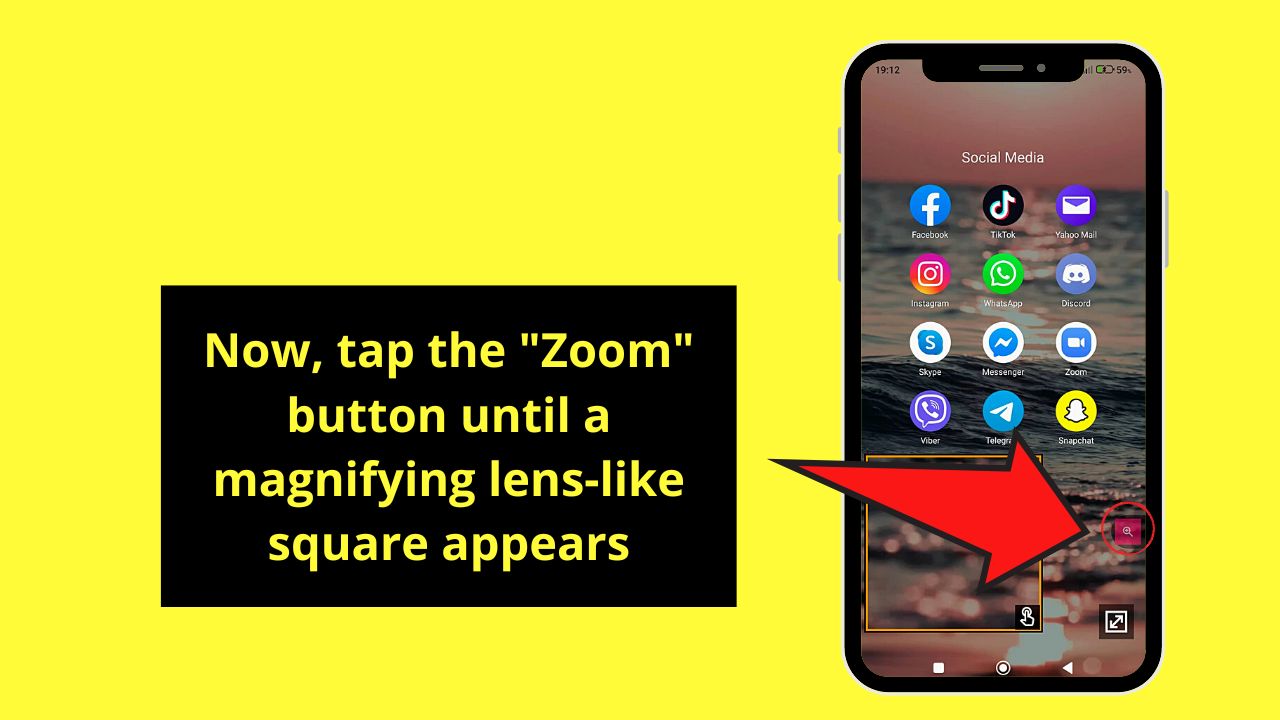 How to Zoom In on TikTok (Android) Step 8