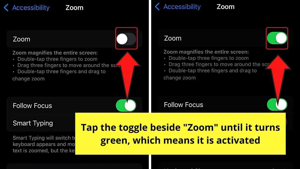 How to Zoom In on TikTok (iOS) Step 4