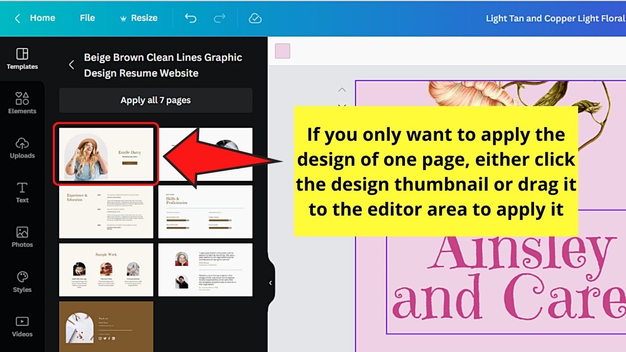Easier Editing of Canva Websites With Unlimited Content Step 4
