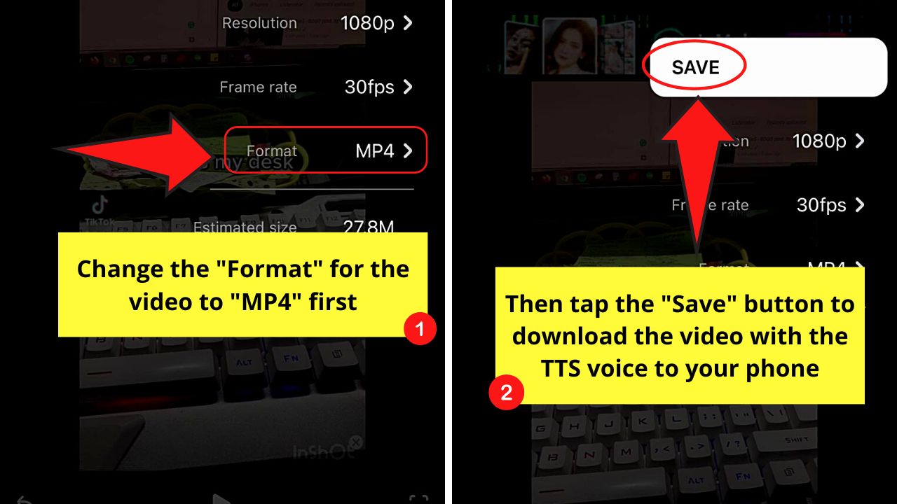 How to Change the Text-to-Speech Voice on TikTok Using Uberduck Step 17.2
