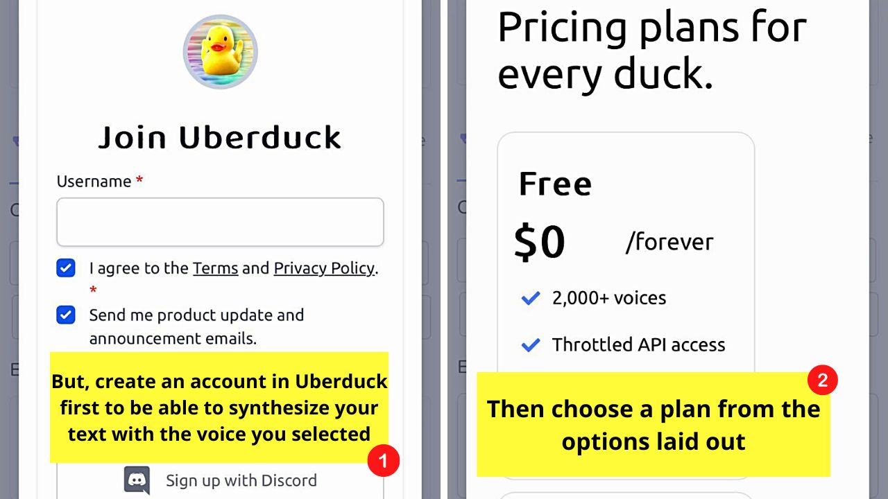How to Change the Text-to-Speech Voice on TikTok Using Uberduck Step 6.2