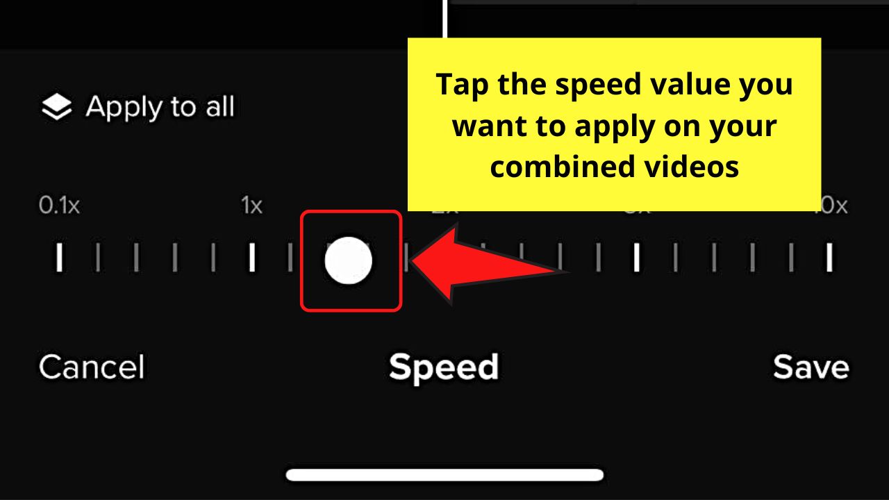 How to Combine Videos on TikTok Step 7.2