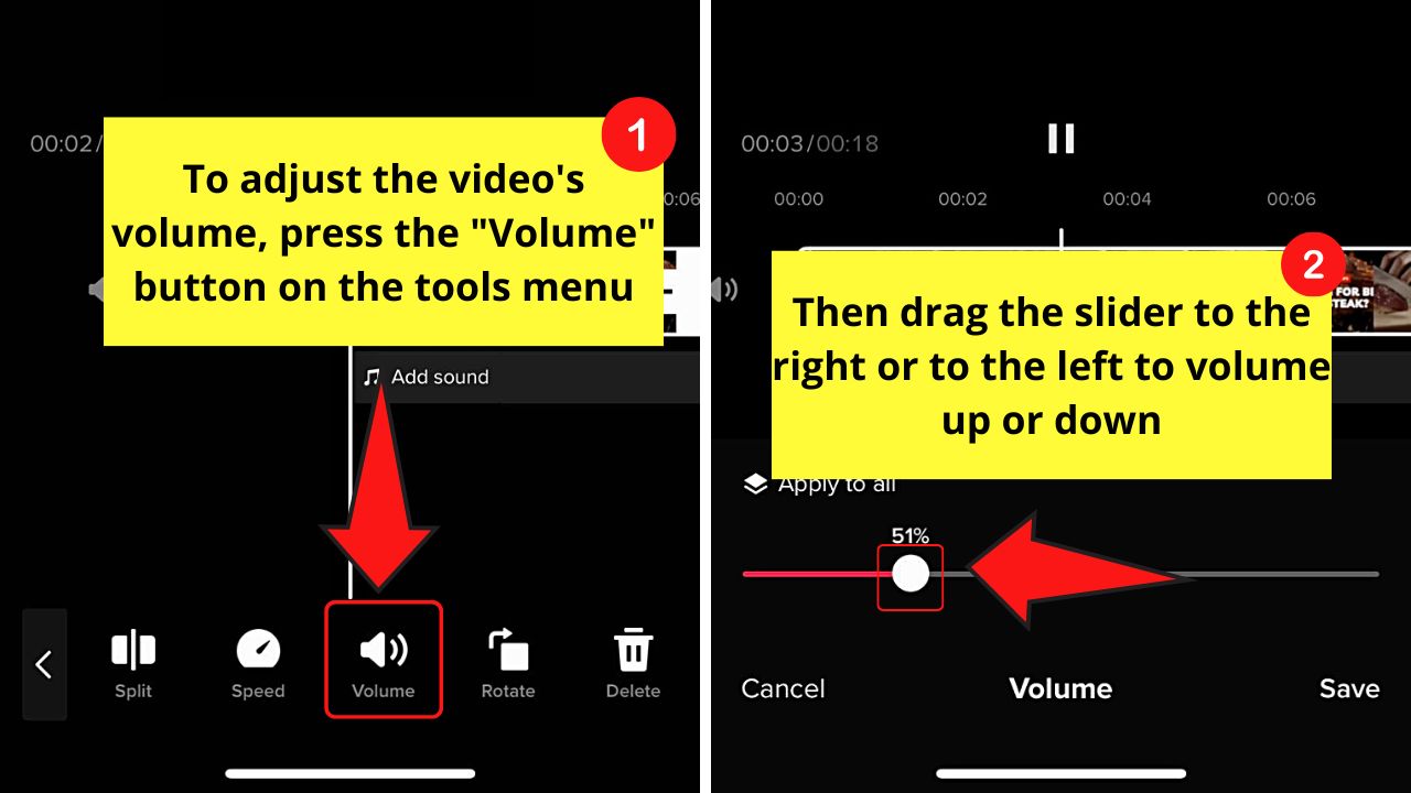 How to Combine Videos on TikTok Step 8.1
