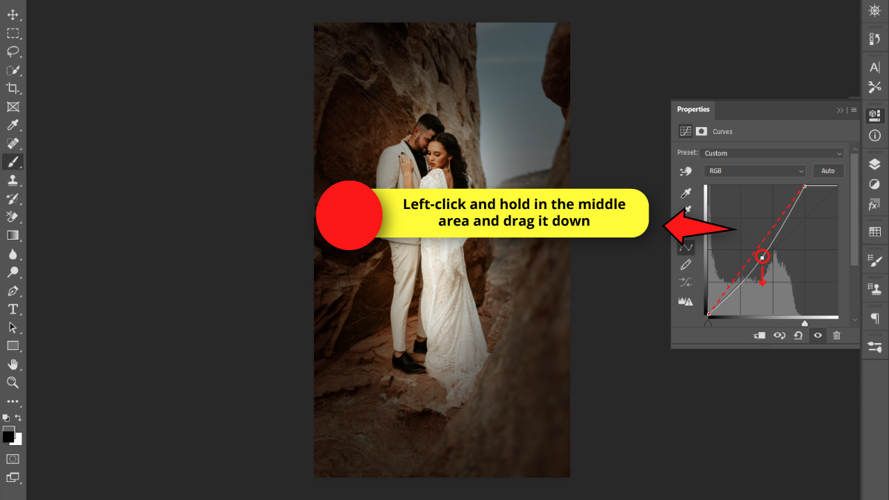 How to Darken a Background in Photoshop Step 10