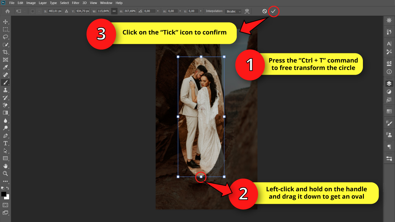 How to Darken a Background in Photoshop Step 6