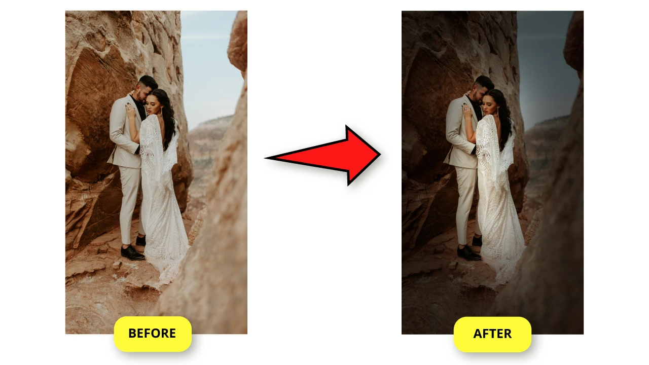 How to Darken a Background in Photoshop The Result