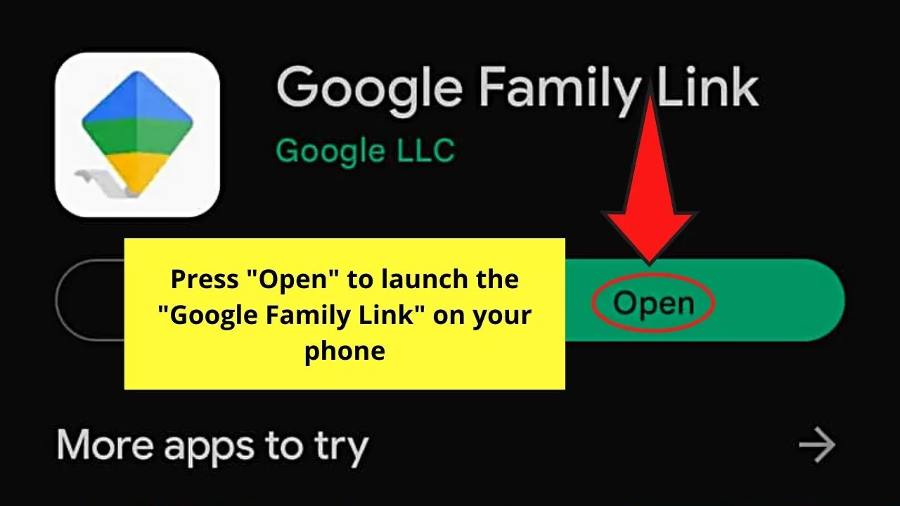 How to Disable Incognito Mode on Android by Using Google Family Link Step 4