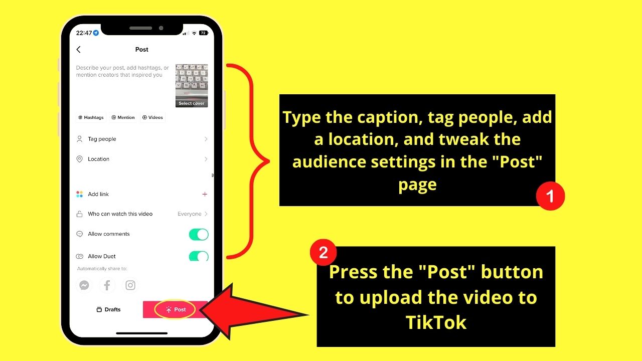 How to Get Robot Voice on TikTok Step 12