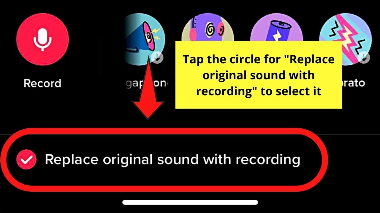 How to Get Robot Voice on TikTok Step 6