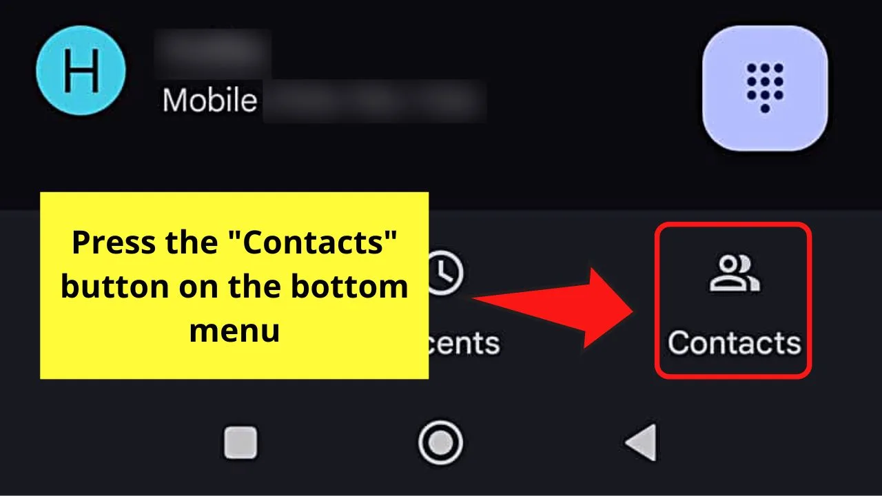 How to Make A Contact Ring on Silent Android Step 2