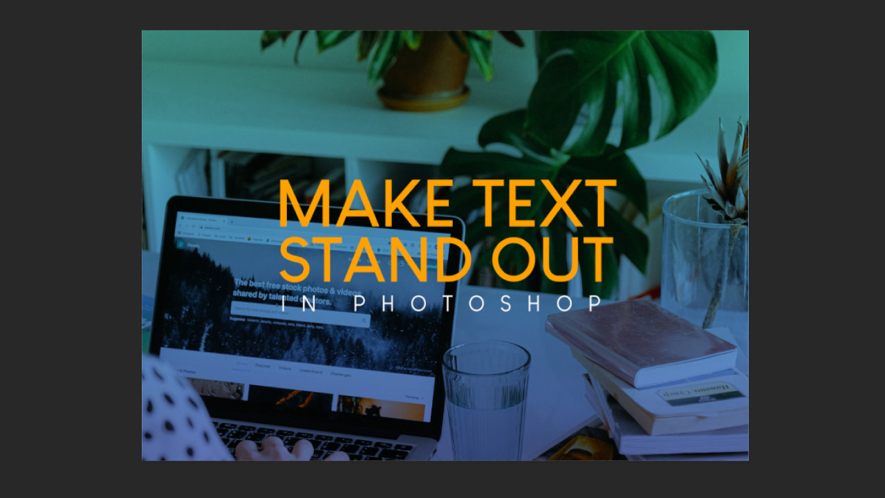 How to Make Text Pop Using Color Gradients in Photoshop The Result