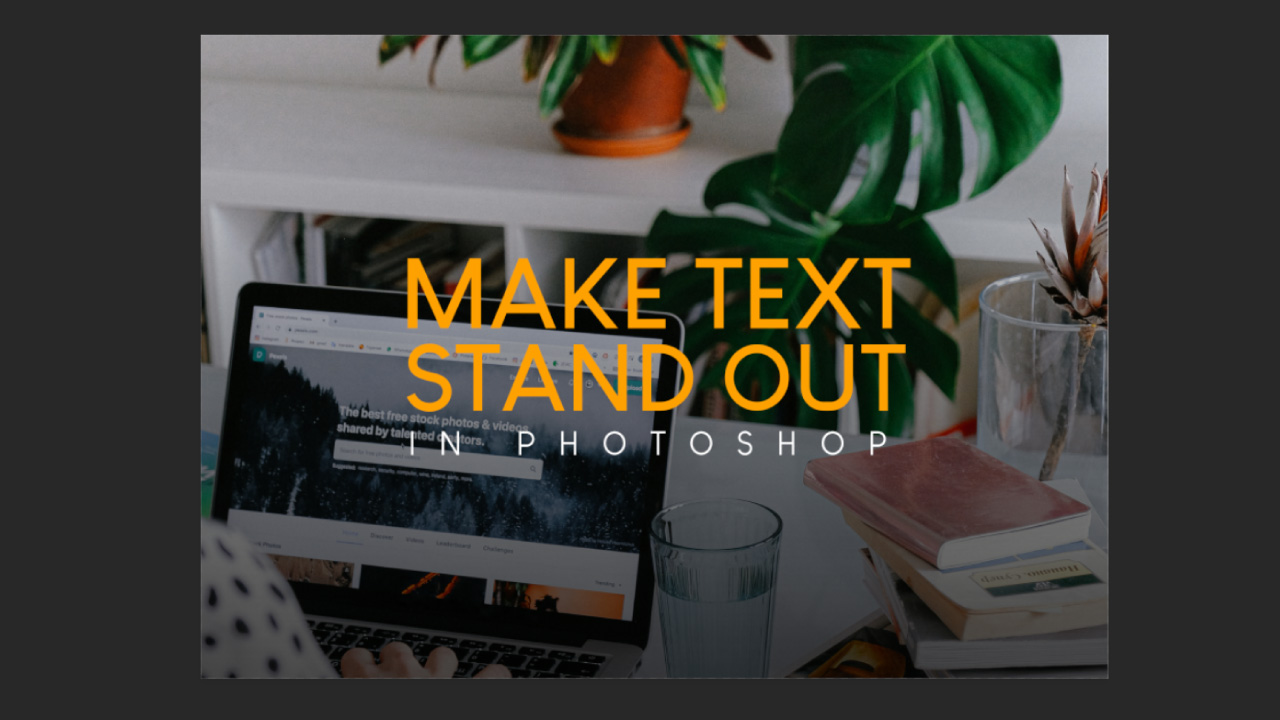 How to Make Text Pop Using Transparent Gradients in Photoshop The Result